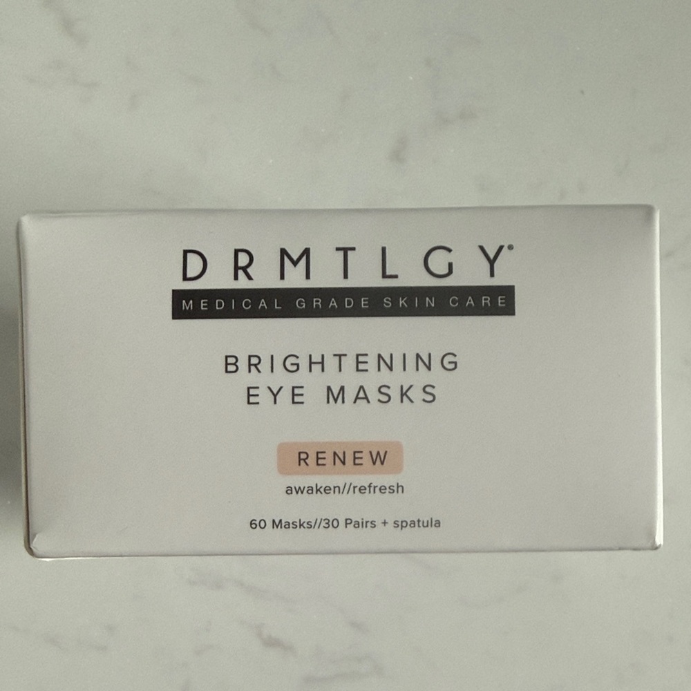 DRMTLGY Brightening Eye Masks - Cream